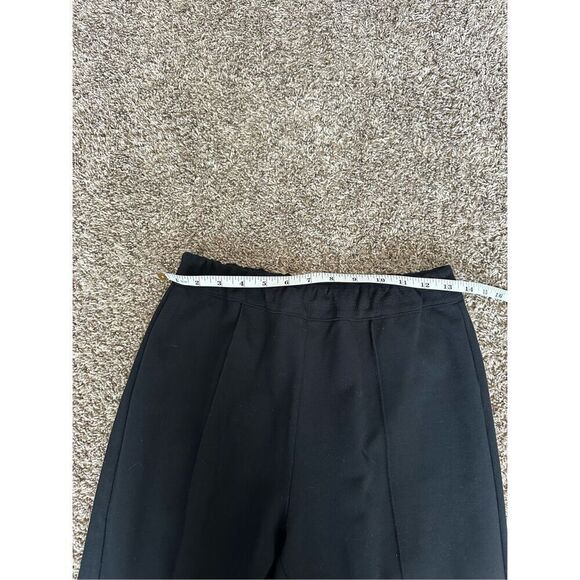 Soft Surroundings Women’s S Pull On Elastic Waist Black Tapered pleated pants - Picture 8 of 10